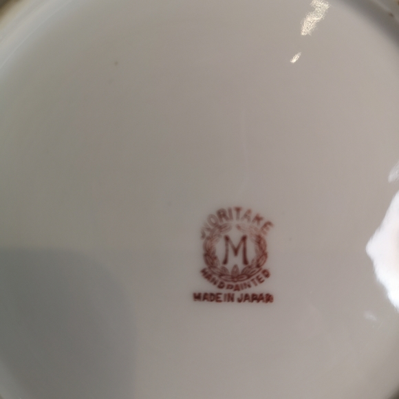 3 for$15 Vintage Noritake 5.5" Handed Painted Nappy Plate With One Handle Japan - Picture 6 of 6